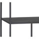 Eiffel Black Bookcase, Small